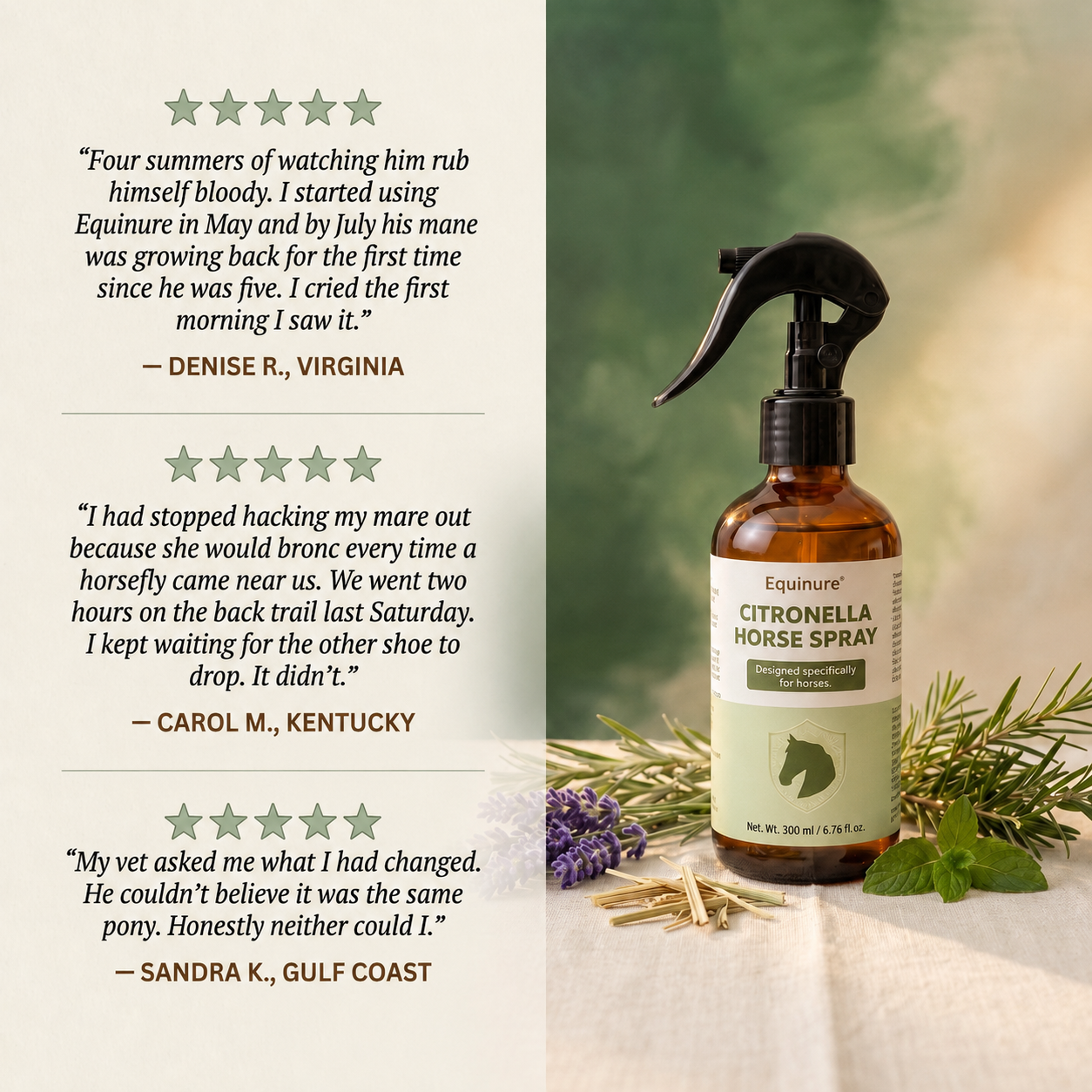 Equinure™ -  Horse & Pony Bug Repellent Spray
