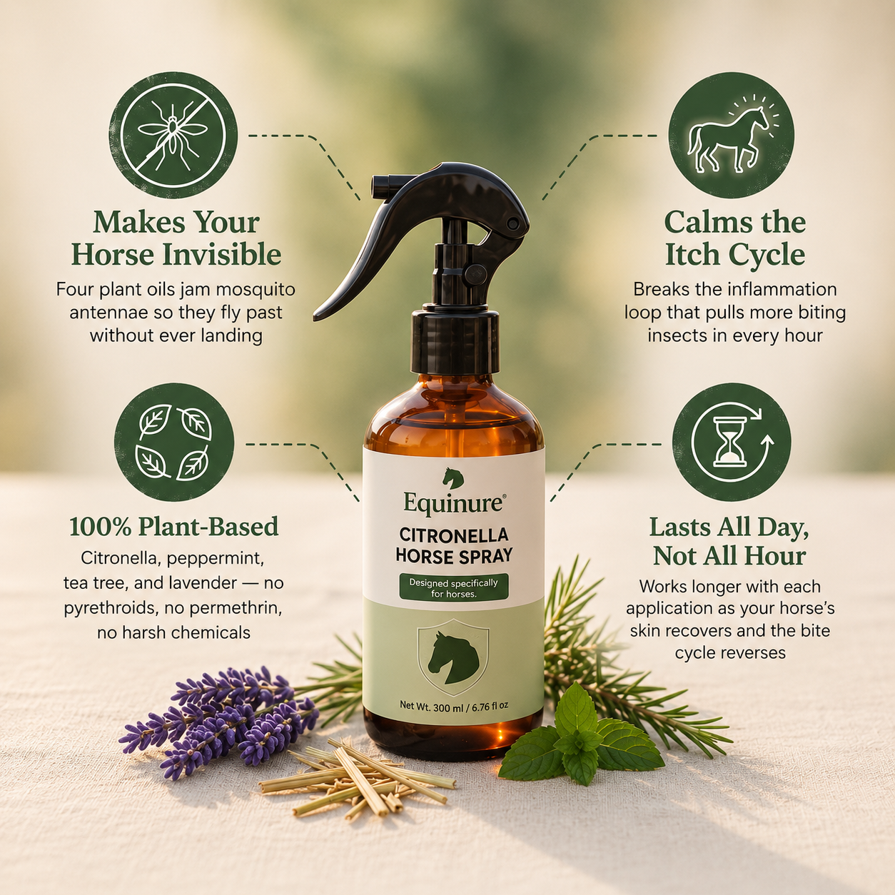 Equinure™ -  Horse & Pony Bug Repellent Spray